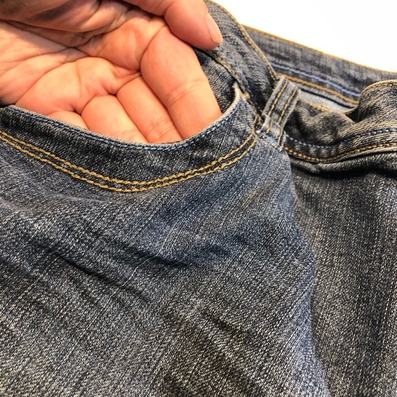 Reset Denim Capris Jeans Size 20, side zippered at bottom , front pockets - Picture 5 of 11